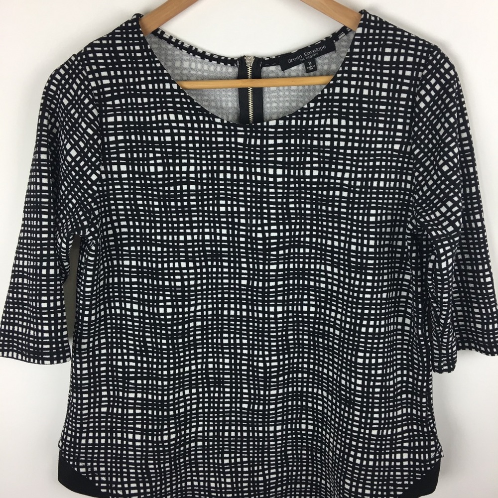 Green envelope women top size M